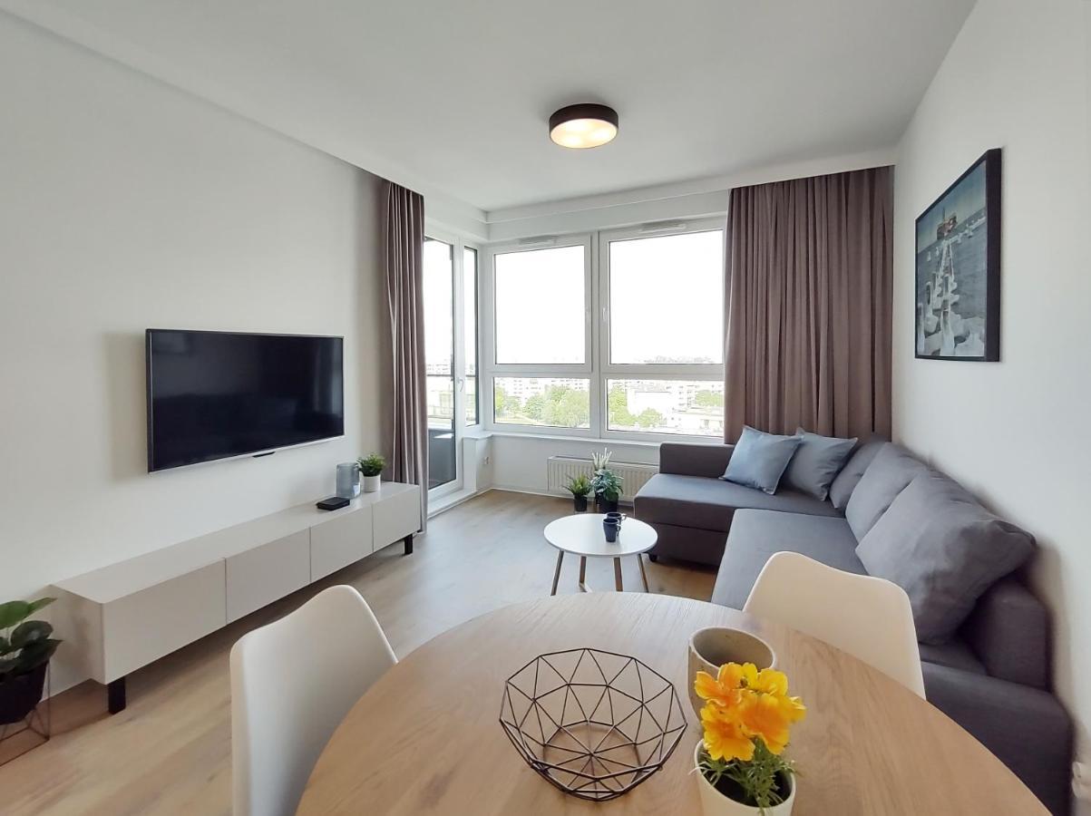Elegant 3City Apartment With Parking In Gdansk By Noclegi Renters Exterior foto