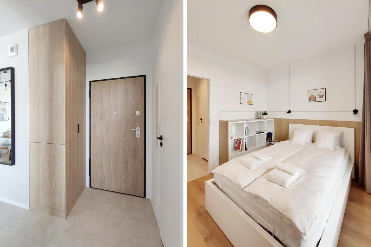 Elegant 3City Apartment With Parking In Gdansk By Noclegi Renters Exterior foto